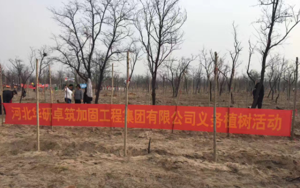 【華研卓筑】珍惜綠色 體驗(yàn)快樂 擼起袖子 植樹去！
